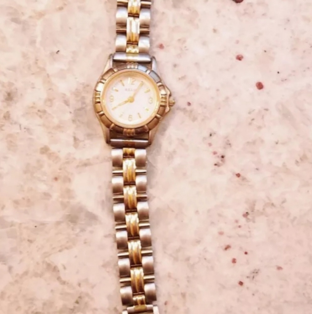 Relic by FOSSIL gold & silver watch
